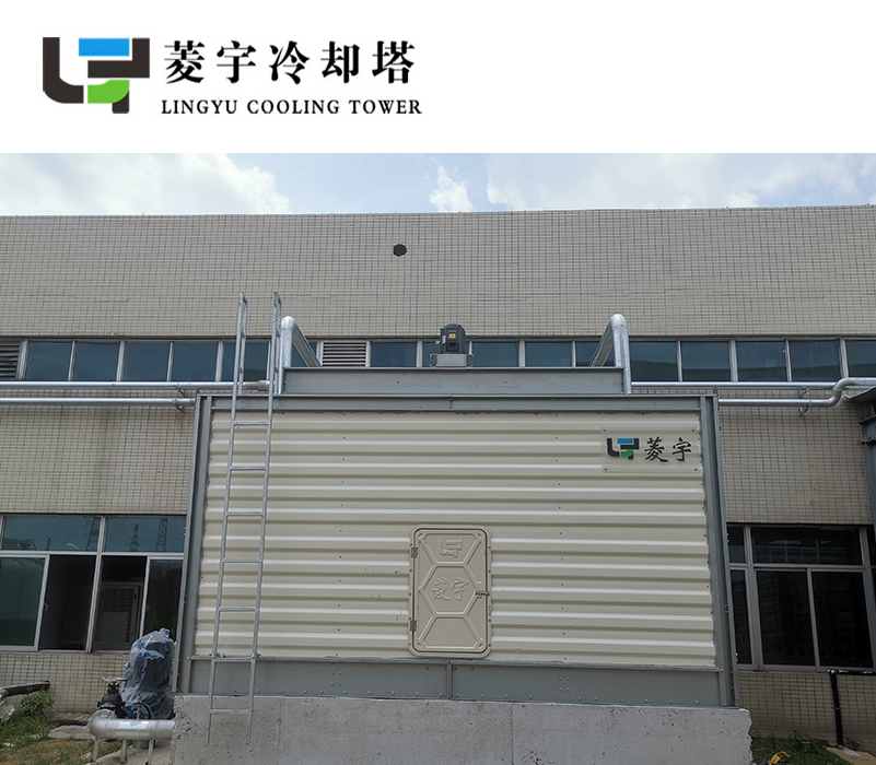 河南菱宇鈑金方形橫流式冷卻塔200噸