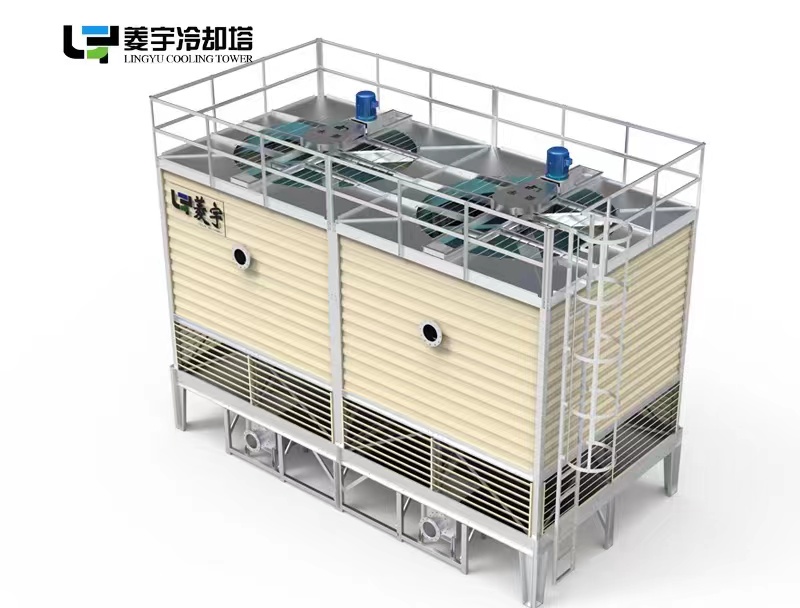 菱宇靈活變動底腿的方形逆流式鈑金冷卻塔
